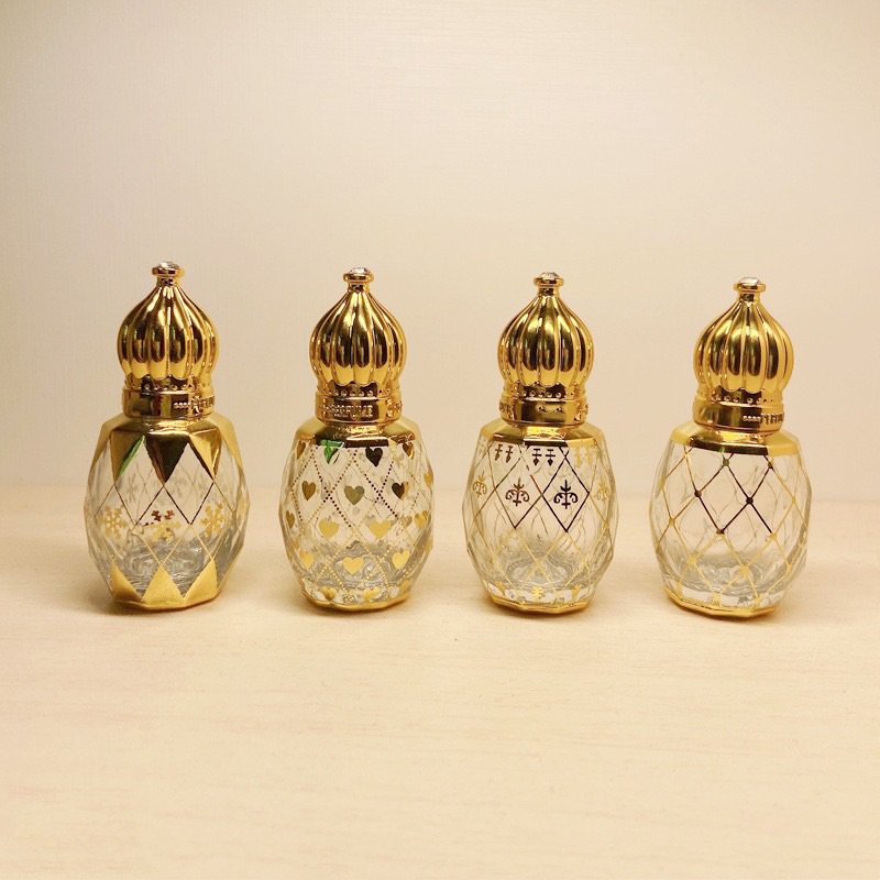 พร้อมส่ง ขวดลูกกลิ้งทรงอาหรับ 8 ml หรูหรา สำหรับใส่น้ำหอม น้ำมันหอมระเหย