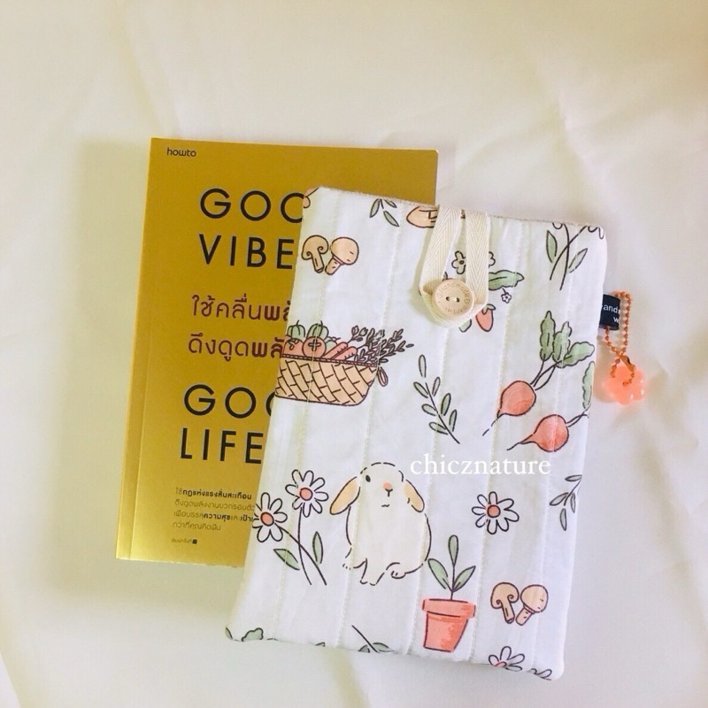 ミ ซองผ้า กระเป๋าผ้าใส่ Meebook M7,Meebook P78 pro,Boox tab mini บุใยกันกระแทก มีซับใน ผ้าคอตตอน 100% chicznature