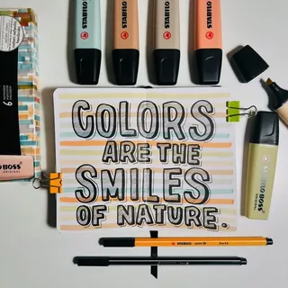 (มีสีใหม่ ครบทุกสี ราคาพิเศษสุด) ปากกาเน้นข้อความ ปากกาไฮไลท์ Stabilo Boss / Swing Cool Pastel ด้ามเดี่ยว Nature Colours