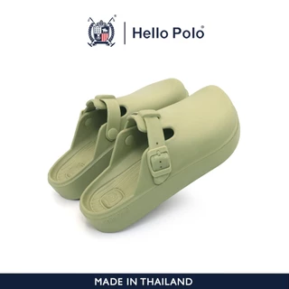 Hello Polo แฟชั่นฤดูร้อนสำหรับผู้ ผู้หญิง รองเท้าแตะกันลื่น, เบาสบาย ทนต่อการสึกหรอ เหมาะสำหรับทุกฤดูกาล HP8036
