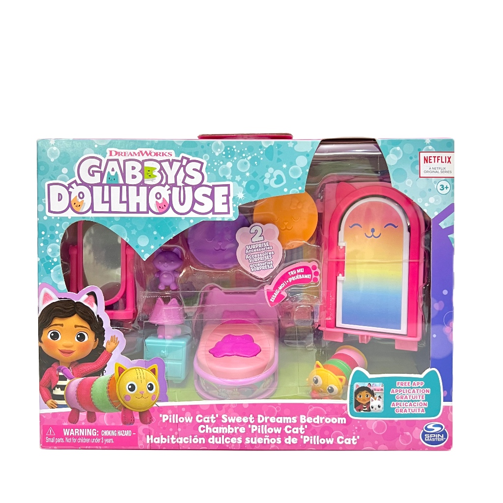 Gabby's Dollhouse ของเล่นห้องนอน Deluxe Bedroom