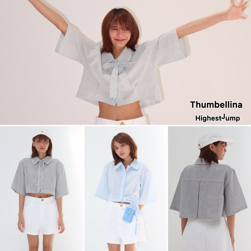 highestjump thumbellina เสื้อครอป พร้อมส่ง สินค้าขายดี