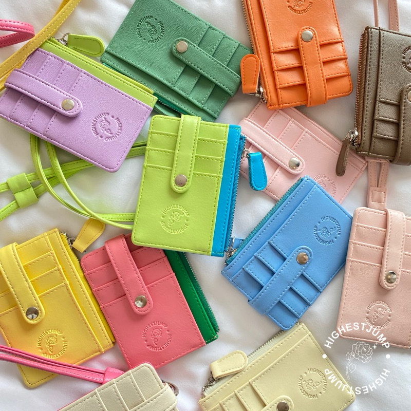Lodestar card holder bag กระเป๋าใส่บัตร/เหรียญ wallet (พร้อมส่งทุกสี ยกเว้น pink-silver)