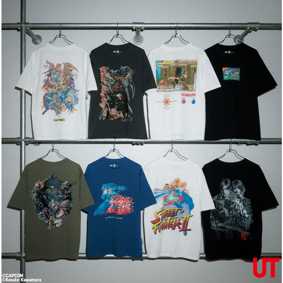 เสื้อยืด Uniqlo UT - Capcom 40th Pokemon Size M ยูนิโคล แคปคอม มือหนึ่ง พร้อมจัดส่ง