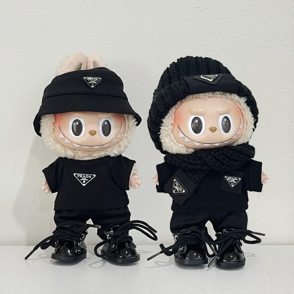 พร้อมส่งในไทย ชุด Labubu สุดเท่แบนด์เนม ชุดลาบูบู้ ชุดแบนด์เนม brandname ชุดมาการอง