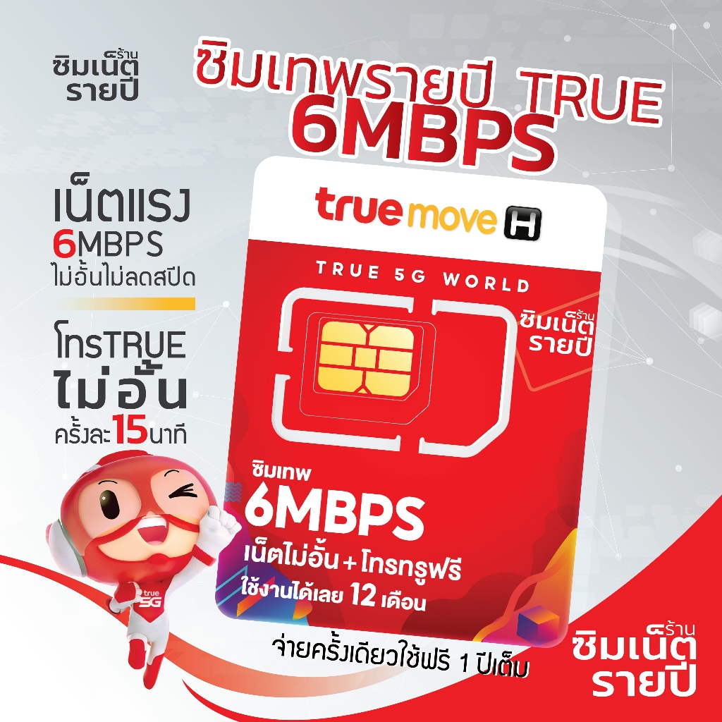 ซิมเทพ 6Mbps ซิมเน็ตรายปี ซิมเทพ ซิมเทพทรู ซิมเน็ต ซิมรายปี simเทพ