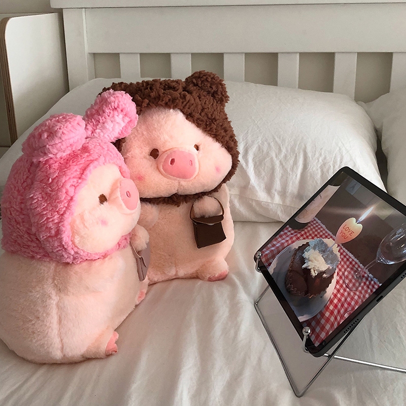 30ซม.ตุ๊กตา ตุ๊กตาหมู Lulu Pig หมอนตุ๊กตานุ่ม วันเกิดของขวัญ ของขวัญวาเลนไทน์