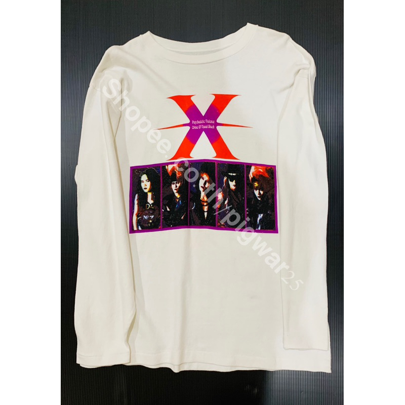[Extreamly Rare]  เสื้อวินเทจ เสื้อทัวร์ X-Japan Official  On the verge Of Destruction 1992 แท้100% 