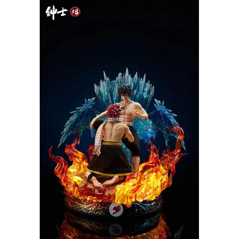 🔥[ฟิกเกอร์ พร้อมส่ง]Ice VS Fire/Grey VS Natsu-FAIRY TAIL-Gentleman 18 Studio