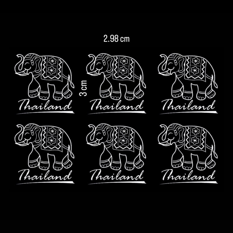 ตัวรีดเสื้อลายช้าง ตัวรีดติดเสื้อตุ๊กตา ตัวรีดร้อน สติกเกอร์รีดติดเสื้อ