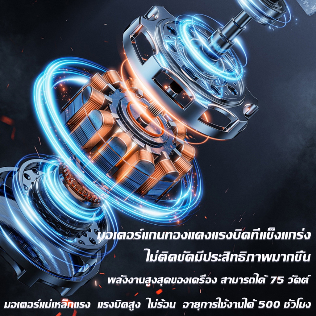 แปรงขัดไฟฟ้าไร้สาย 8in1 รับประกัน แปรงขัดห้องน้ำไฟฟ้า electric spin scrubber รับฟรีหัวแปรง - รูปที่ 4