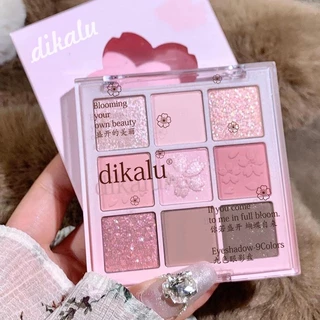 DIKALU COCO VENUS (DKL901) อายแชโดว์พาเลททาตา 9 สี โทนสีชมพูพีช นู้ด เนื้อดินน้ำมัน แมท ใยไหม ประกายชิมเมอร์ ติดทนกันน้ำ