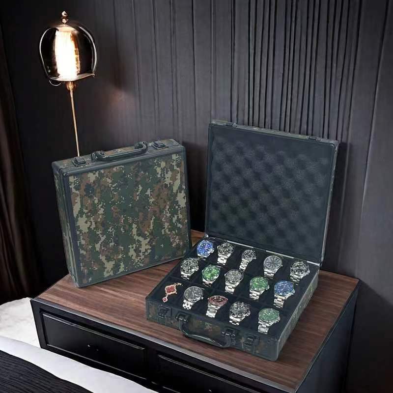 *พร้อมส่ง*กล่องนาฬิกา 15 เรือน กล่องเหล็กเกรดพรีเมี่ยม Watch Box กล่องใส่นาฬิกา