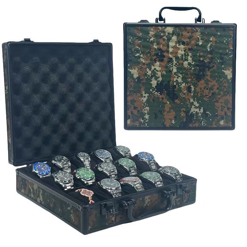 *พร้อมส่ง*กล่องนาฬิกา 15 เรือน กล่องเหล็กเกรดพรีเมี่ยม Watch Box กล่องใส่นาฬิกา