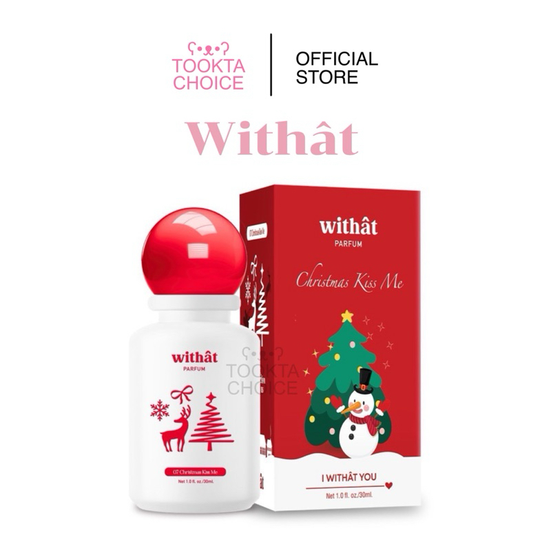 [ ซื้อในไลฟ์เหลือ190฿💖/ ส่งฟรี❗️] Withat Christmas Kiss me น้ำหอมวิทแทท หอมนละมุน ติดทนนาน (30ml)