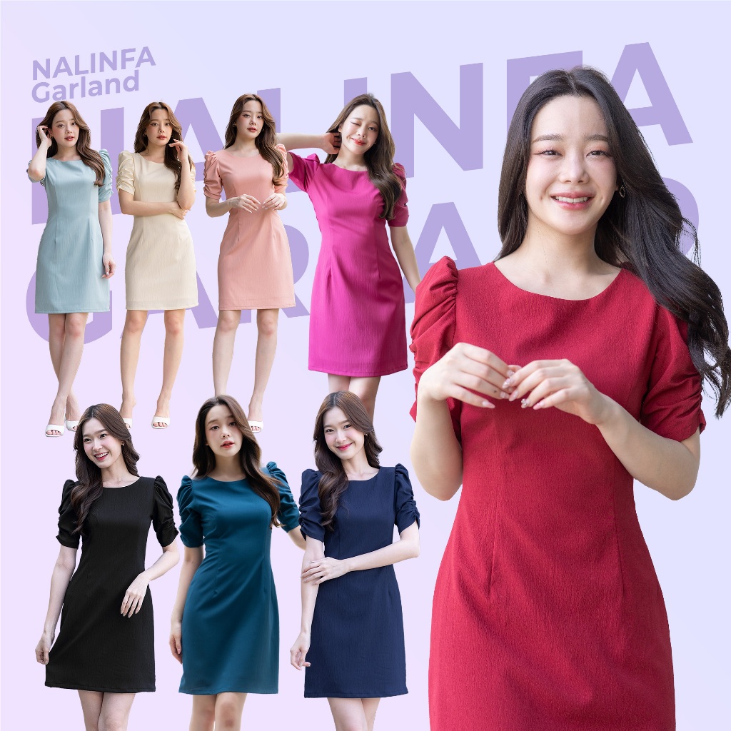 NALINFA Garland (Peach/Blue/Cream/Black/Navy/Magenta/Burgundy) -  By Nalinfa