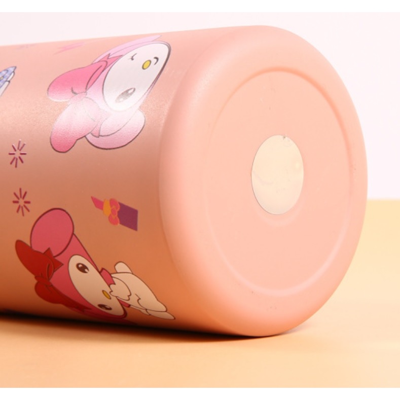 ขวดน้ำสแตนเลส ความจุขนาดใหญ่  มีหลอดดูด ยกดื่มได้ มีหูหิ้ว ลายการ์ตูน ราคา ถูกที่สุด ดีลบีเคเค แกลเลอรีภาพที่ 7