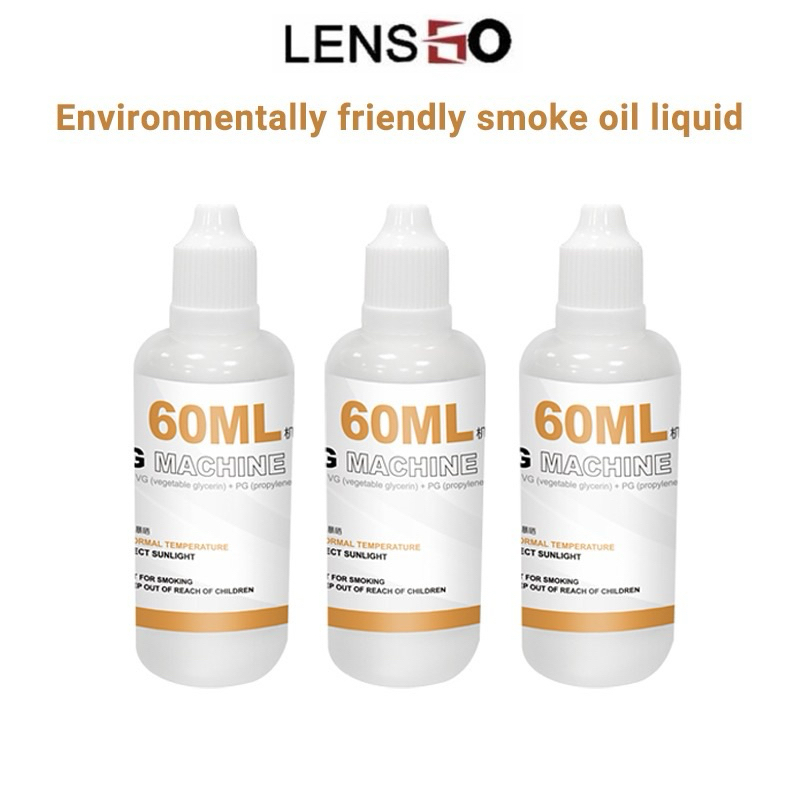 ส่งด่วน 4 ขั่วโมง น้ำยาแบบเติมสำหรับ LENSGO 60 ml Fog Machine-Smoke S และ Smoke B