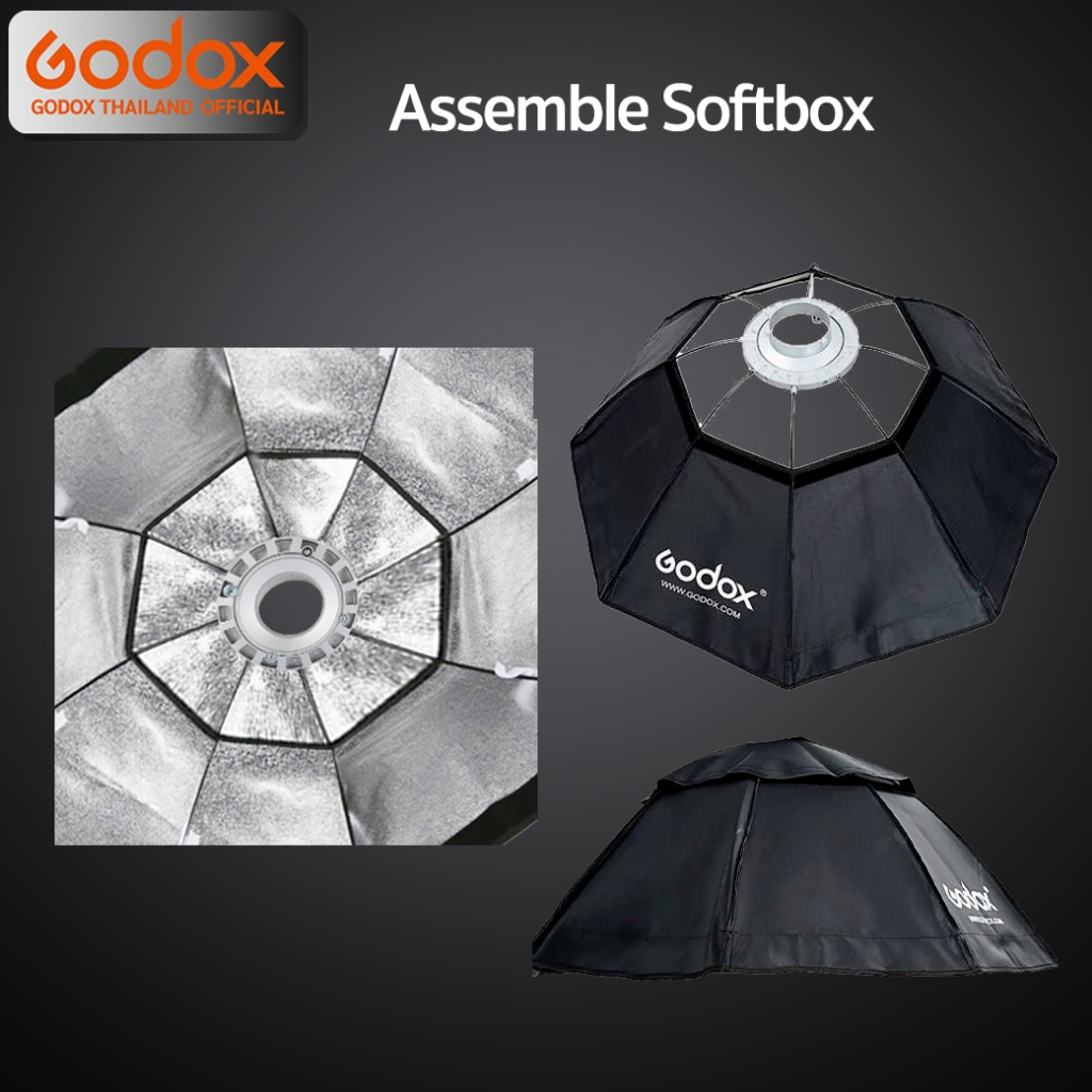 Godox Softbox SB-BW 120 cm. Octa Assemble Softbox ( Bowen Mount )