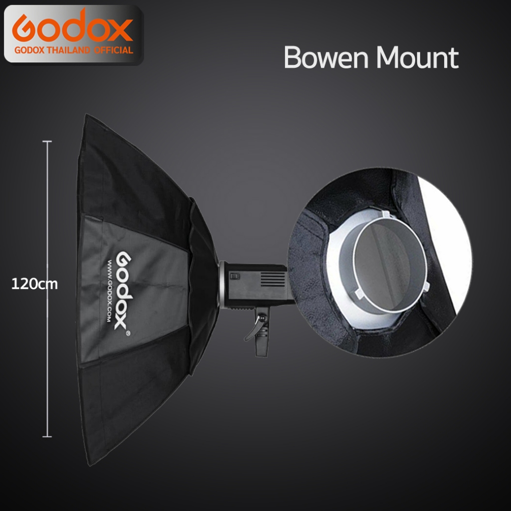 Godox Softbox SB-BW 120 cm. Octa Assemble Softbox ( Bowen Mount )