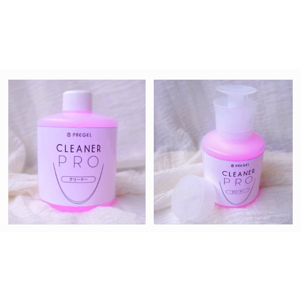 PREGEL Nail Cleaner Pro สีชมพู 2 ตัวเลือก น้ำยาเช็ดเหนียวเล็บ 300ml. ของแท้จากญี่ปุ่น
