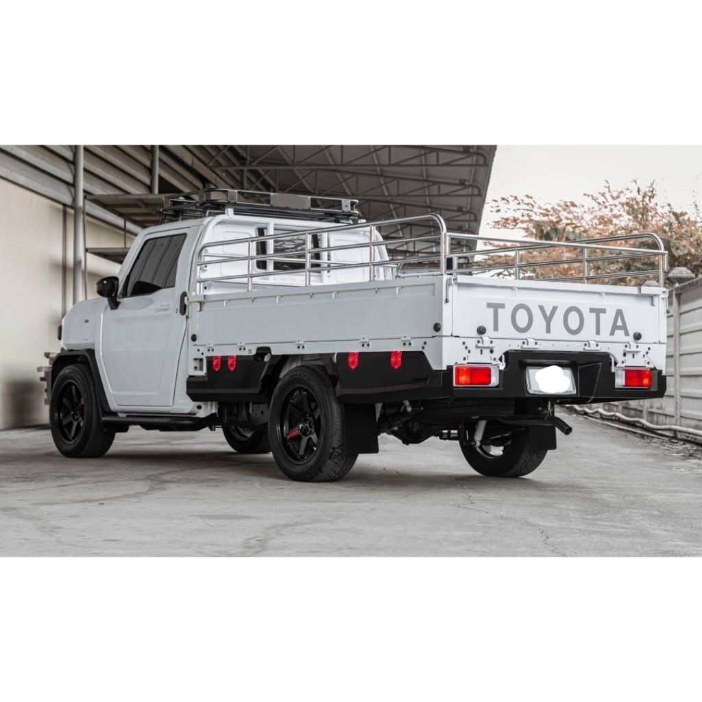 แผ่นปิดข้างกระบะ toyota hilux champ งานเหล็ก สำหรับกระบะยาว แผ่นปิดชายล่าง hilux champ trunk bed alloy panels