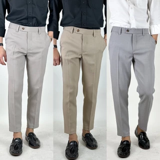 กางเกงสแล็คขาเต่อ ผ้ายืด CN Skinny Pants