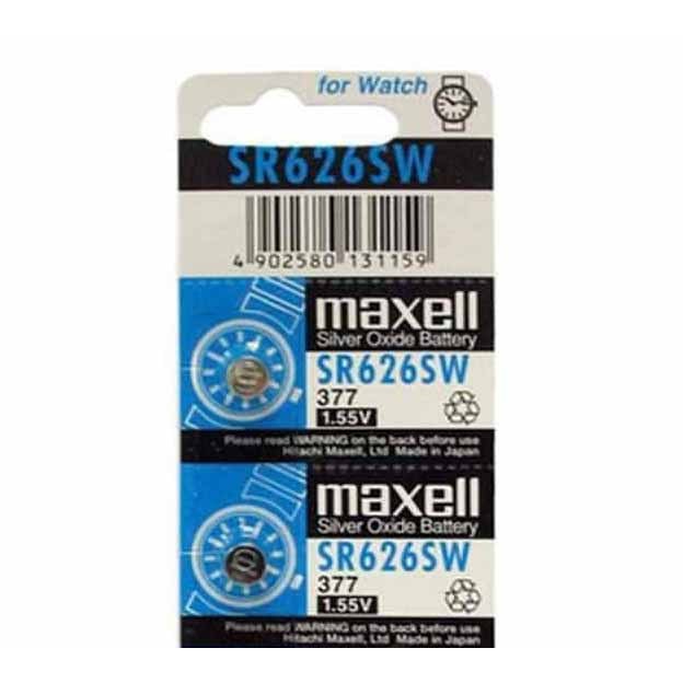ถ่านนาฬิกา maxell SR626SW 1.55V ถ่านกระดุม SR721SW,SR521SW,SR527SW,SR516SW,SR716SW,SR916SW,SR936SW,S