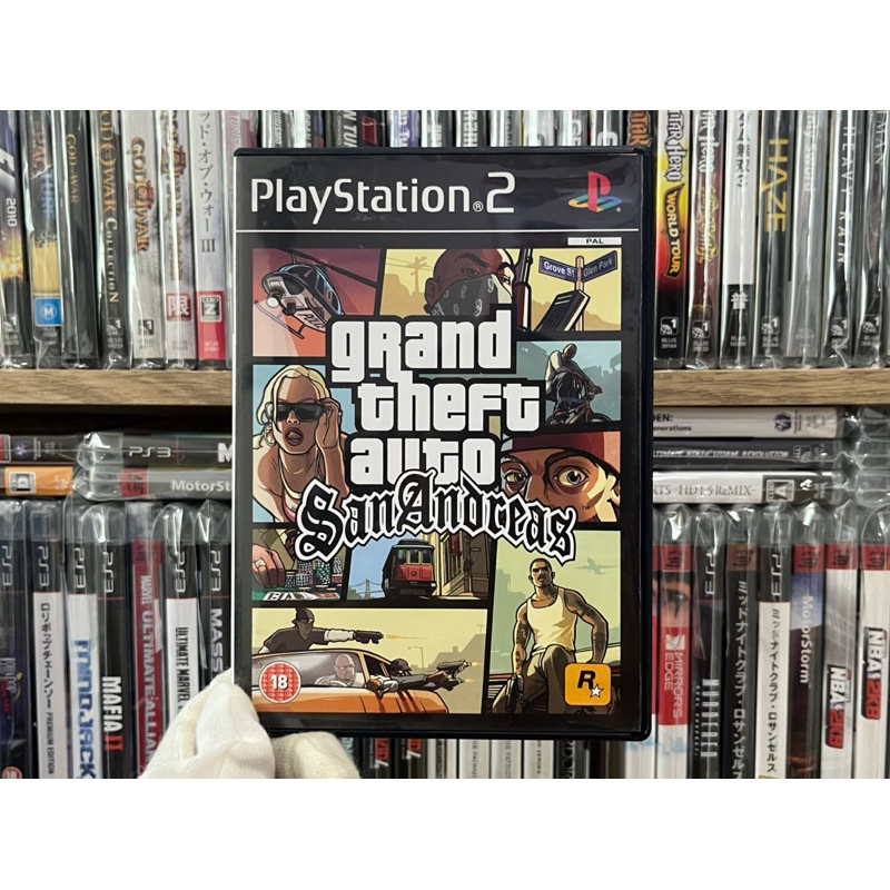 Ps2 - Grand Theft Auto San Andreas , GTA San (แผ่นแท้)