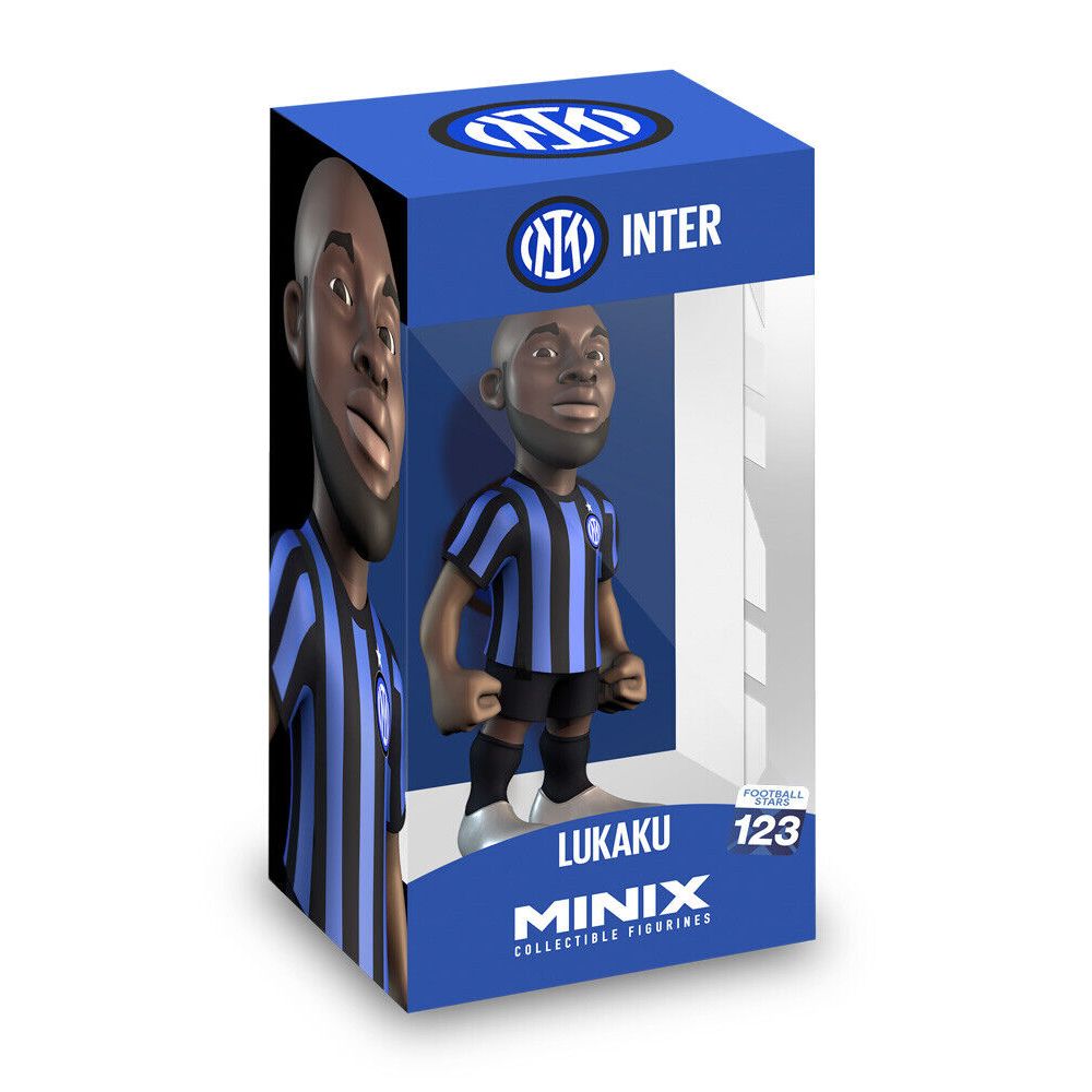 [สินค้าพร้อมส่งจากไทย] โมเดลนักฟุตบอล Minix ของแท้ Romelu Lukaku Inter Milan (โรเมลู ลูกากู อินเตอร์