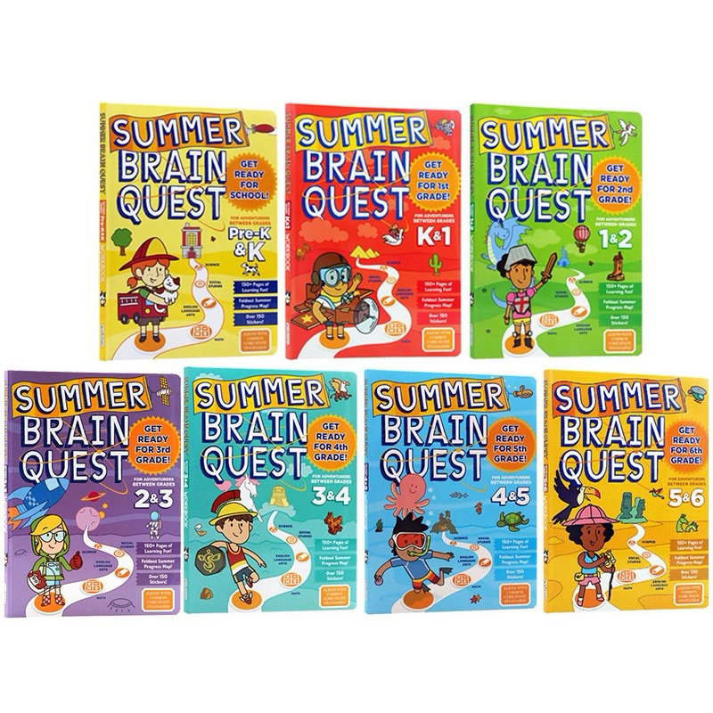 Summer Brain Quest Between K&1,G1&2,G2&3,G3&4,G4&5,G5&6