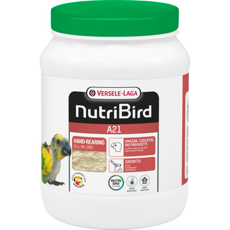 Nutribird A21,19 อาหารลูกป้อนนก ขนาด800กรัม
