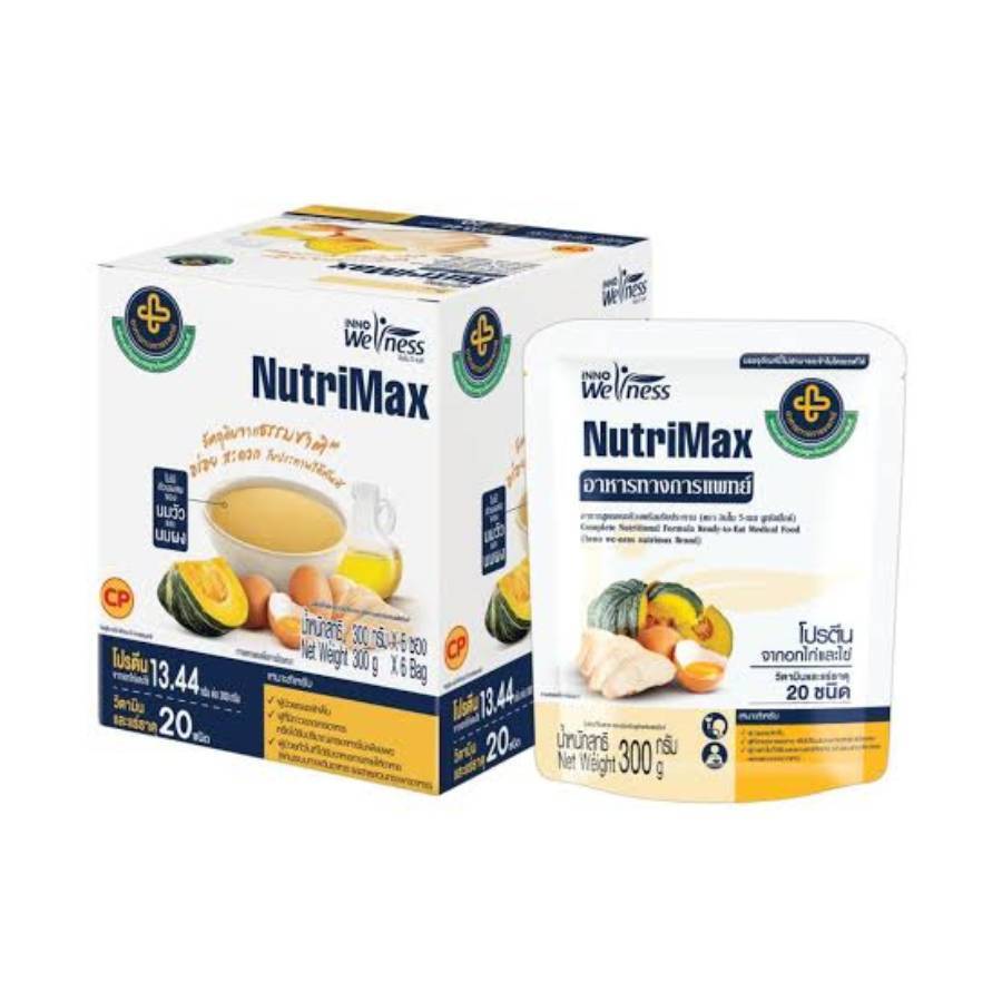 1 กล่อง (6ซอง) InnoWeness NutriMax อาหารทางการแพทย์ อาหารสูตรครบถ้วน (ตรา อินโน วี-เนส นูทริแม็กซ์)