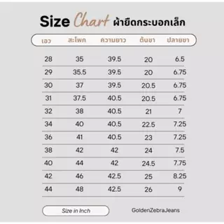 Golden Zebra Jeans กางเกงยีนส์ขากระบอกเล็กผ้ายืดสีดำ (Size เอว 28-44) #446BK