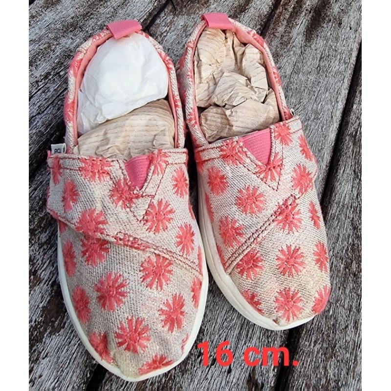TOMs มือสอง รองเท้าเด็กมือสอง 16 cm.