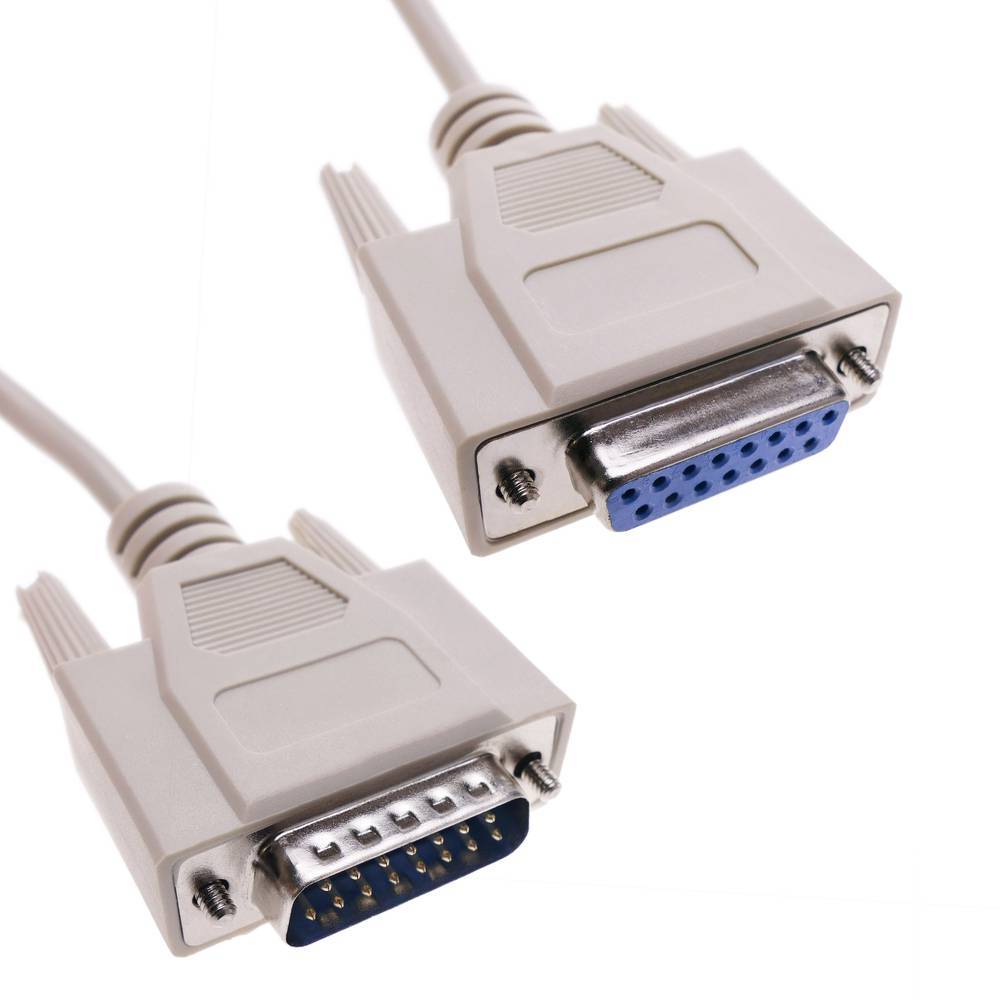 DB15 Male to Female DB-15 Extension Cable