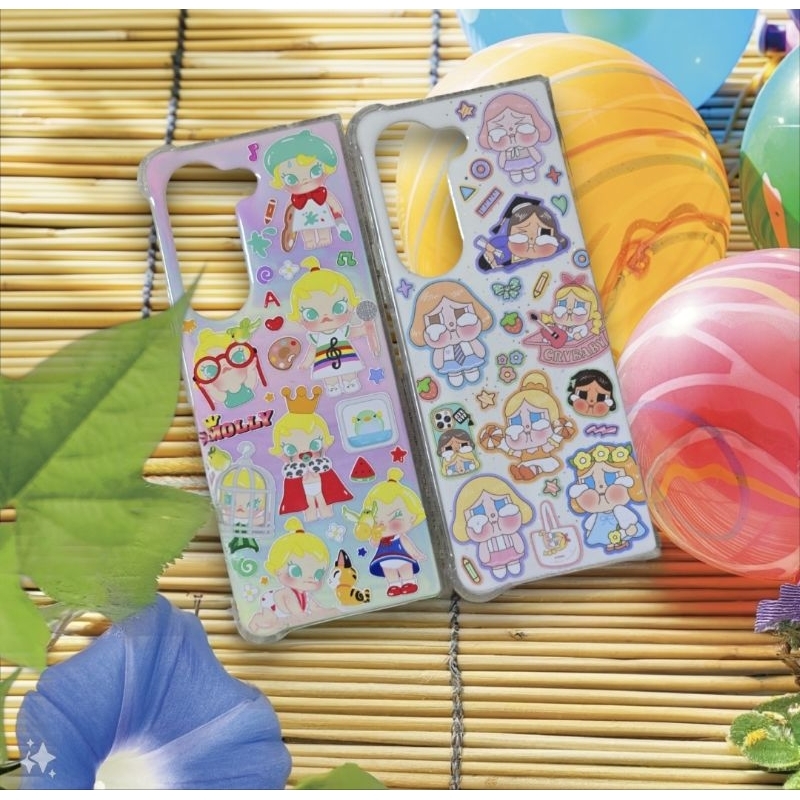 เคสเรซิ่น กากเพชร พร้อมติด Sticker (รุ่น Fold 5 / Fold 6)