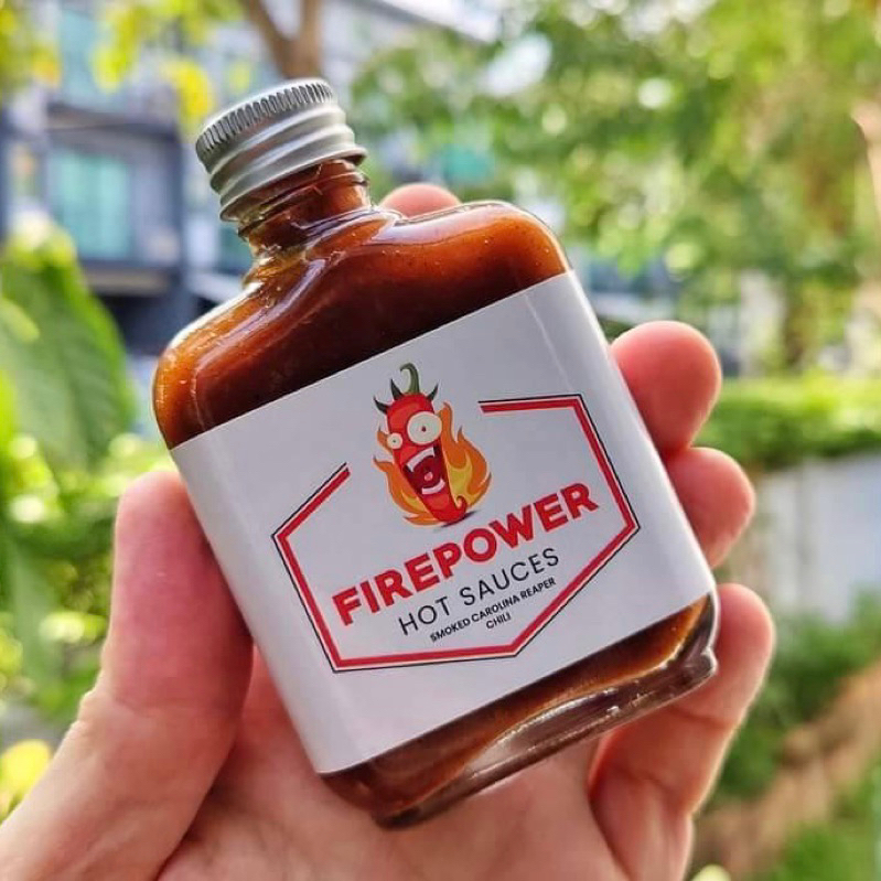 Limited Item!❤️‍🔥 Smoked Carolina Reaper Hot Sauce - Very High Heat -  85ml ซอสพริกแคโรไลน่า รีพเปอร