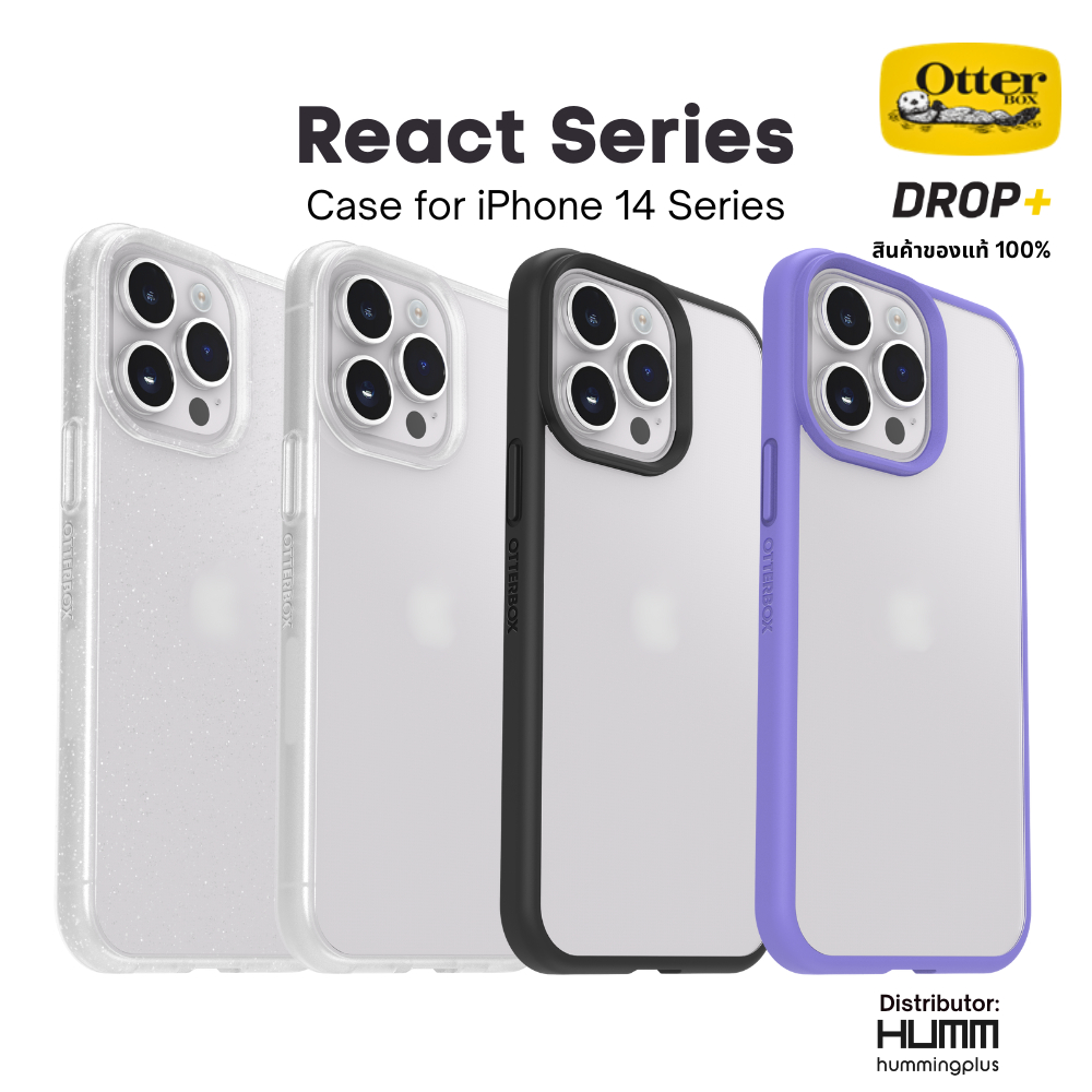 OtterBox React Series Case เคสกันกระแทก สำหรับ iPhone 14/13 I 14 Plus I 14 Pro I 14 Promax