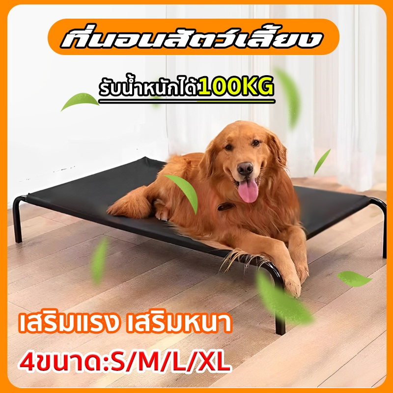 ที่นอนหมา เปลสัตว์เลี้ยง ระบายอากาศ ป้องกันความชื้น 4ขนาด:S/M/L/XL ป้องกันการกดทับ รับน้ำหนักได้100KG