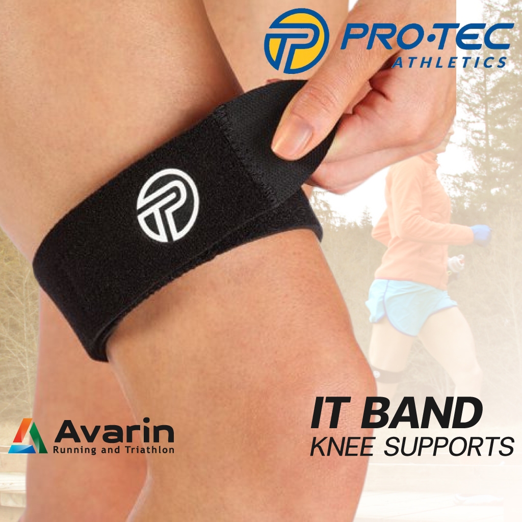 IT Band สายรัดเข่า Pro-tec ช่วยลดการอักเสบจาก ITB เจ็บเอ็นข้างเข่า กระดูกสะบ้า และเอ็นบริเวณสะบ้า จากอเมริกา