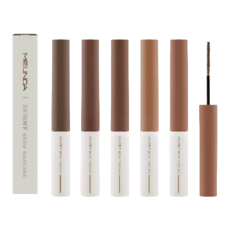 มาสคาร่า คิ้ว MEILINDA Skinny Brow Mascara ที่ปัดขนตา ที่ปัดคิ้ว ย้อมคิ้ว กันน้ำ ขนตายาว มาสคาร่าคิ้