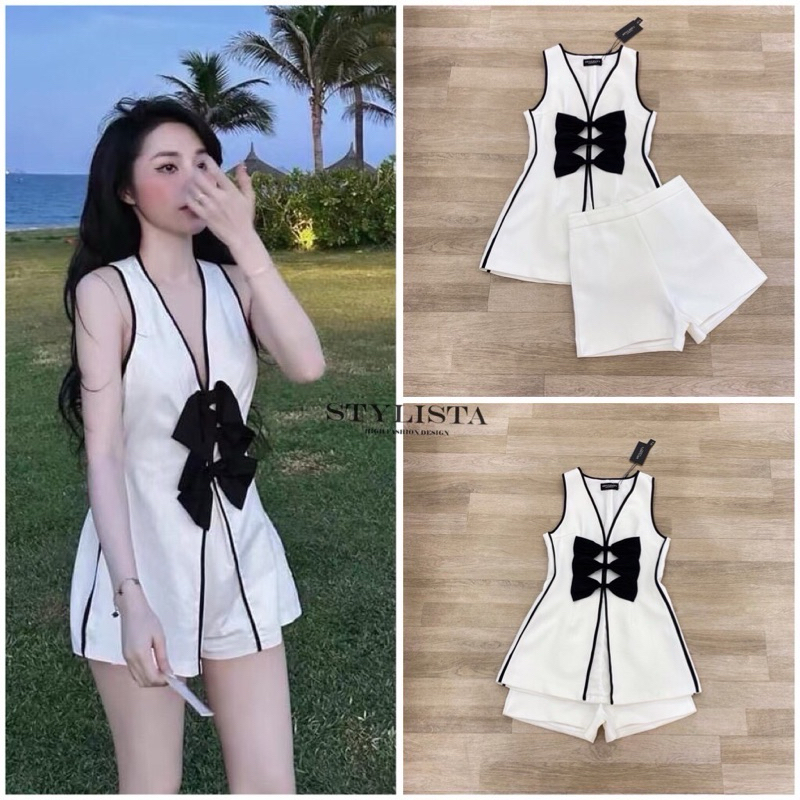 Code : ST20889 ชุดเซทน่ารัก ชุดไปห้าง งานป้าย Stylista