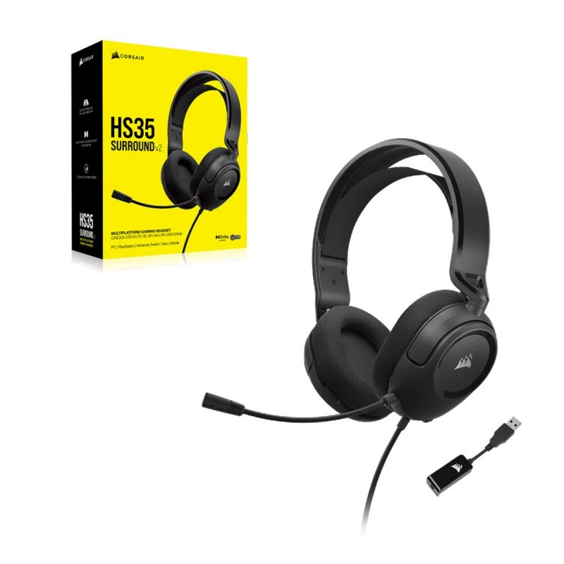 CORSAIR HS35 SURROUND v2 Multiplatform Gaming Headset (CA-9011386-AP)