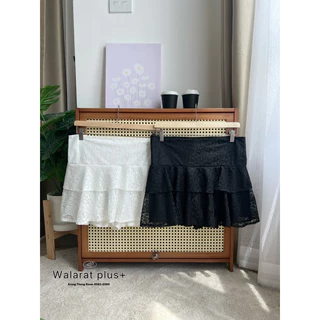✅เข้าเพิ่ม พร้อมส่งค่า/WP/กระโปรงสาวอวบ ลูกไม้ แต่งระบาย ซับในกางเกง #กระโปรงไซส์ใหญ่ สาว อ้วน พลัสไซส์