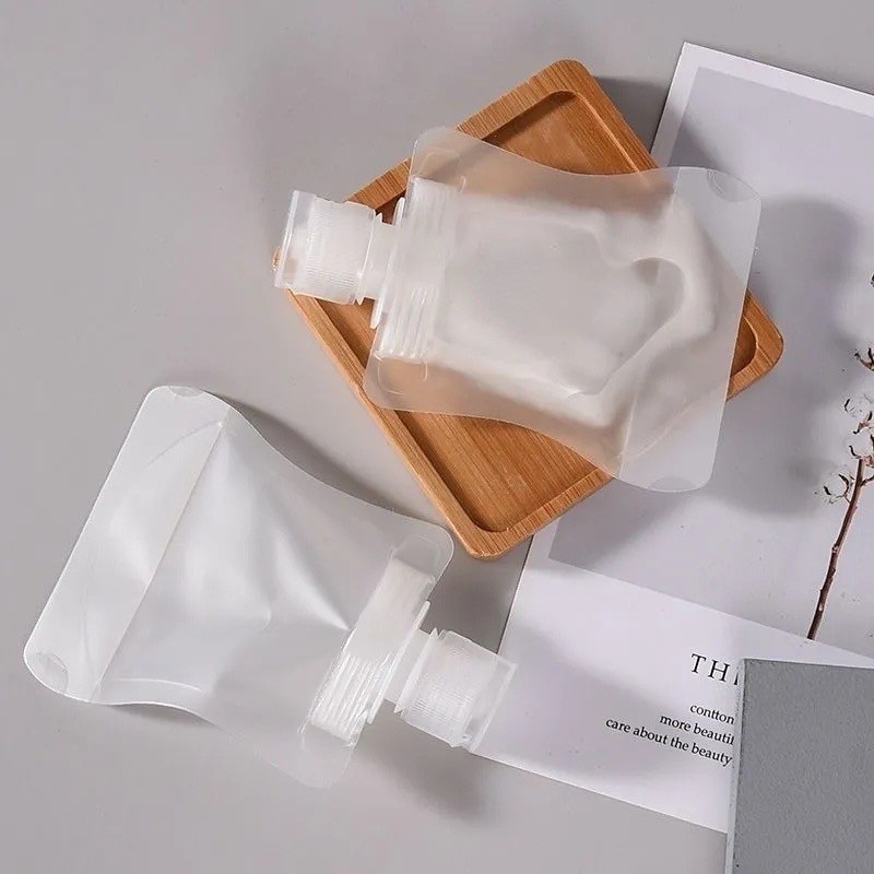 มาใหม่ ซองแบ่งครีม ซองแบ่งของเหลว แบบพกพา มีฝาปิด กันรั่วซึม พร้อมส่ง G2714