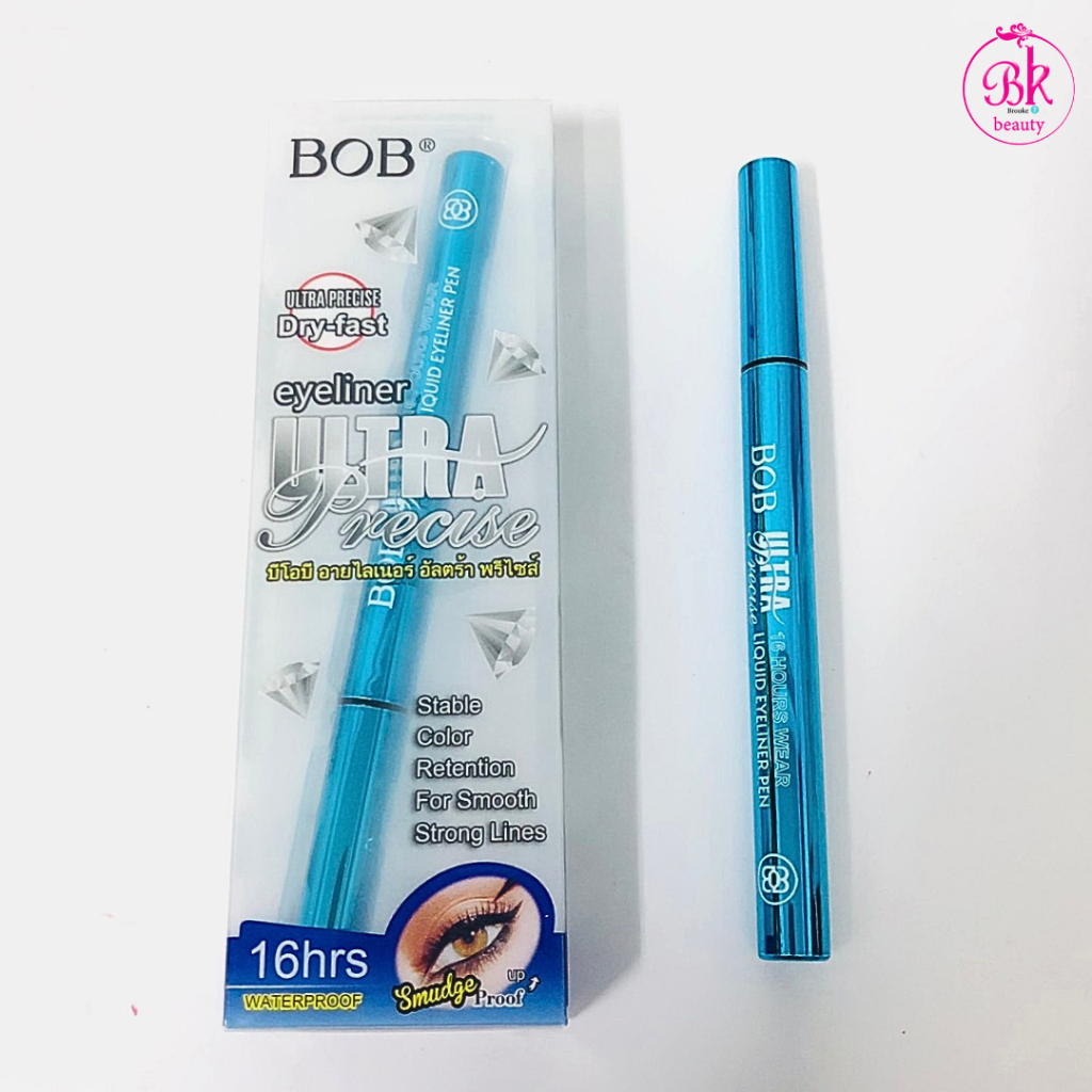176 อายไลเนอร์ BOB เขียนง่าย เส้นเล็กสีดำสนิท ติดทนนาน16ชม.