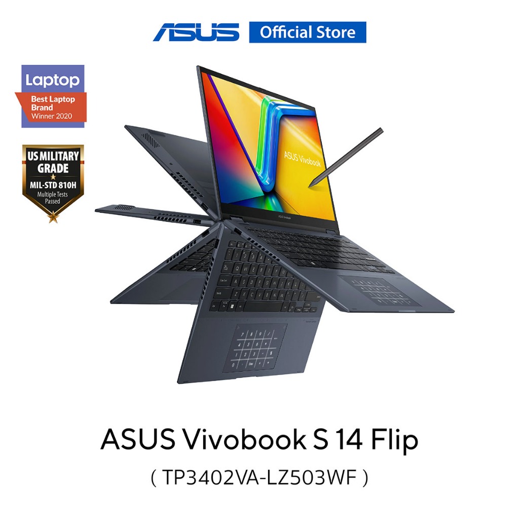 ASUS Vivobook S 14 Flip (TP3402VA-LZ503WF) 14" WUXGA (1920x 200), i5-13500H, 16GB DDR4, 512GB SSD, W