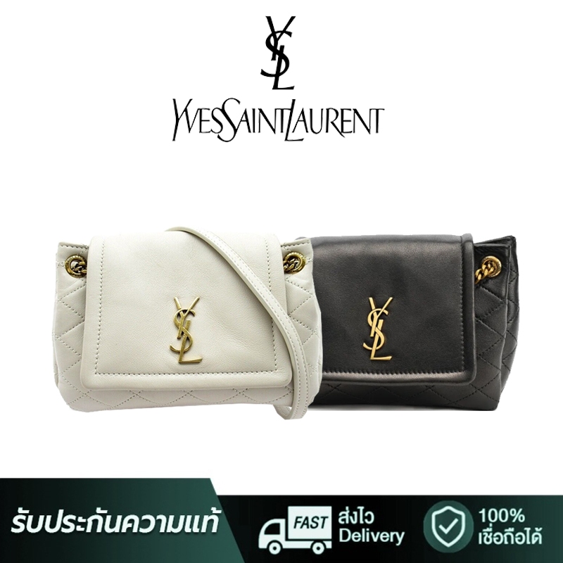 ของแท้ 100% Yves SAINT LAURENT YSL Nolita Mini กระเป๋าสะพาย