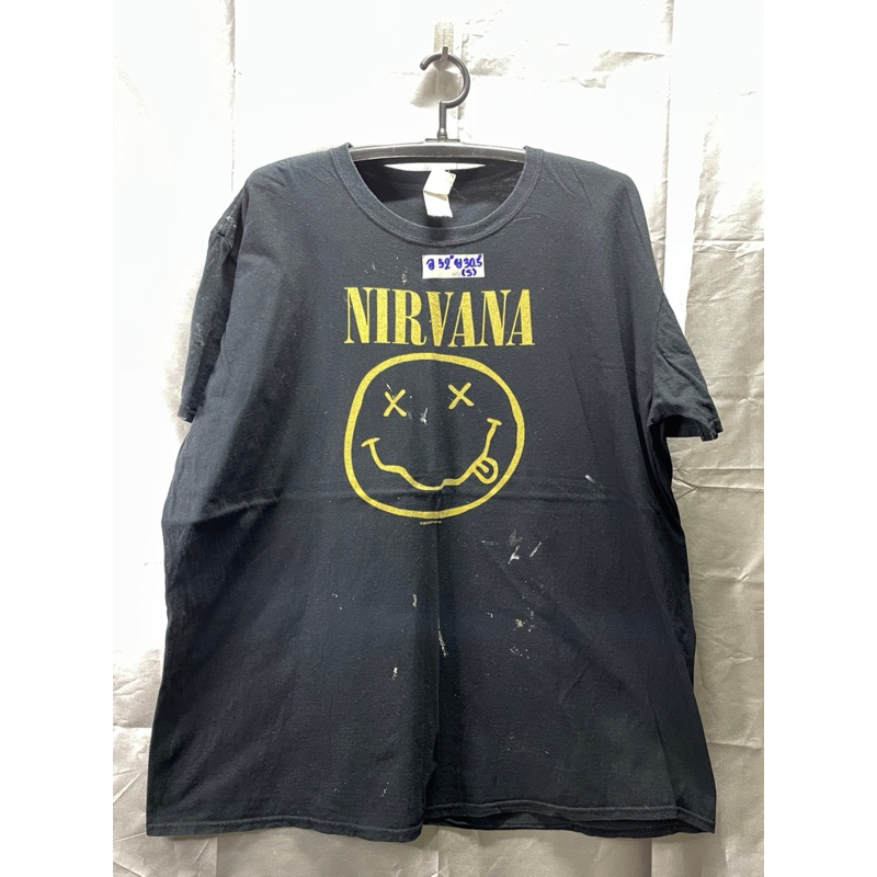 เสื้อวง Nirvana ตอกปี 2019 สภาพเซอร์ (XL) ป้าย GILDAN